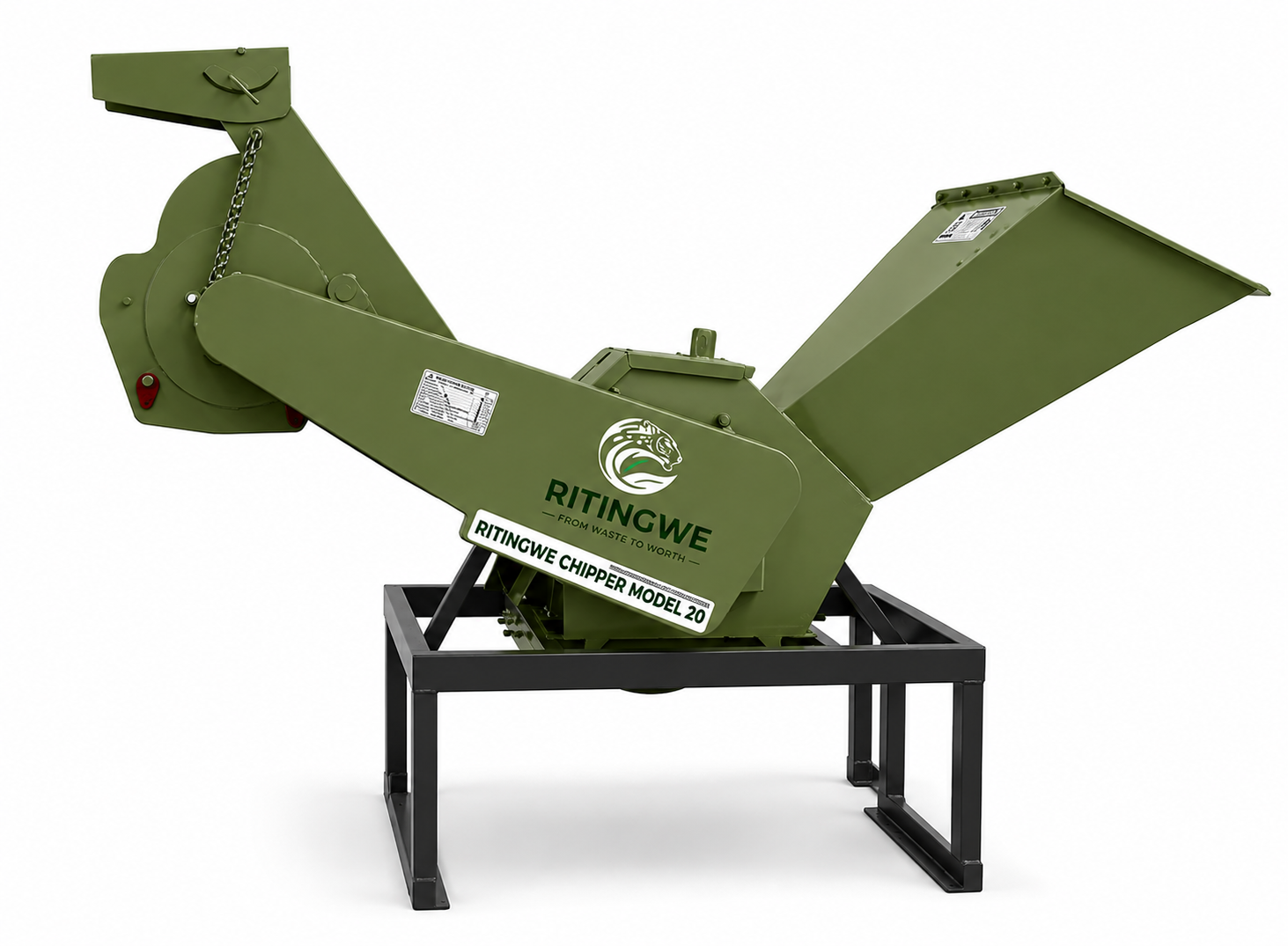 Wood Chipper Tractor Mtd with Grinder Ingwe Model 20-PG