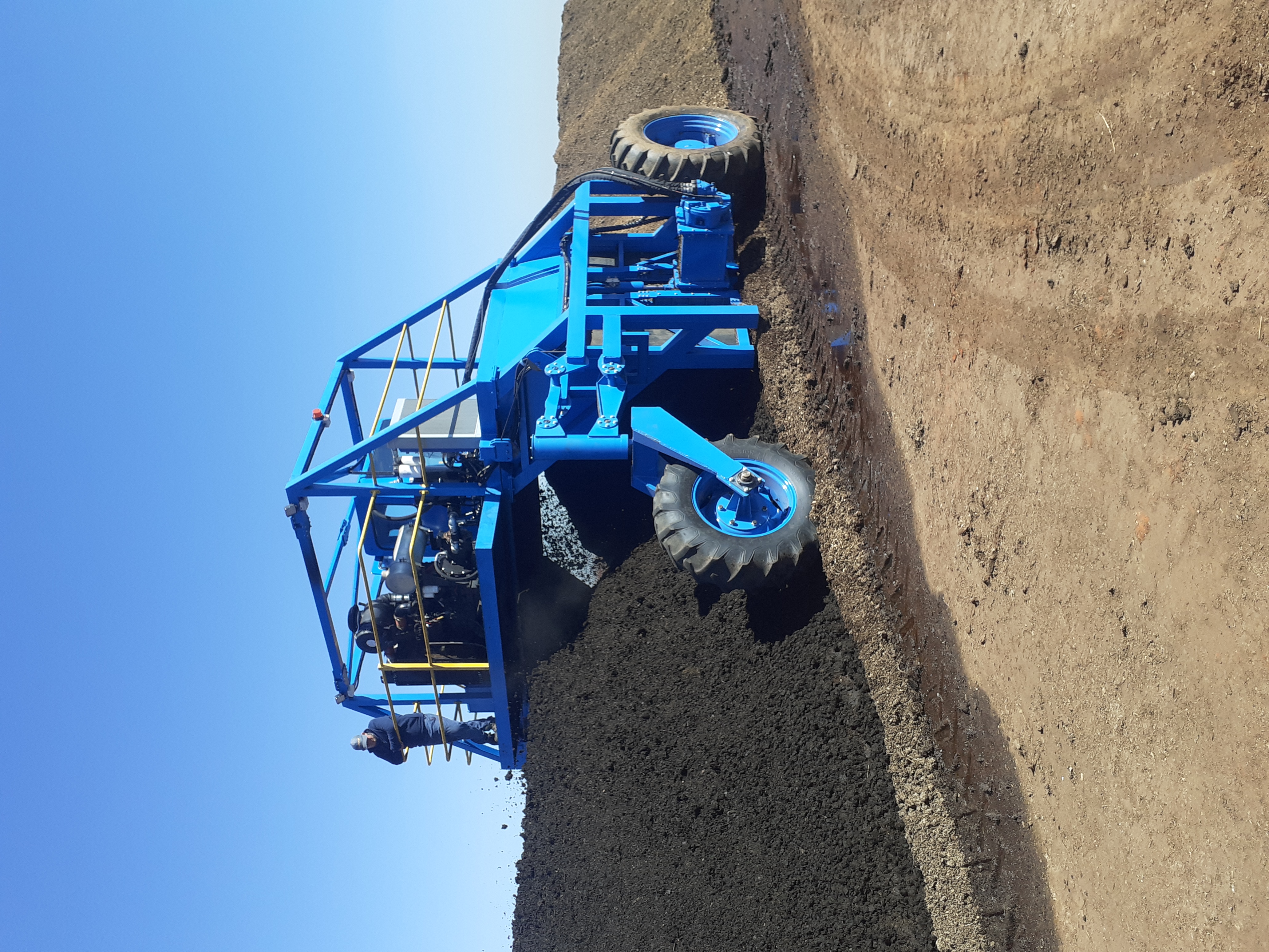 CT6 Self-Propelled Compost Turner | 6m High-Capacity Windrow Turner South Africa