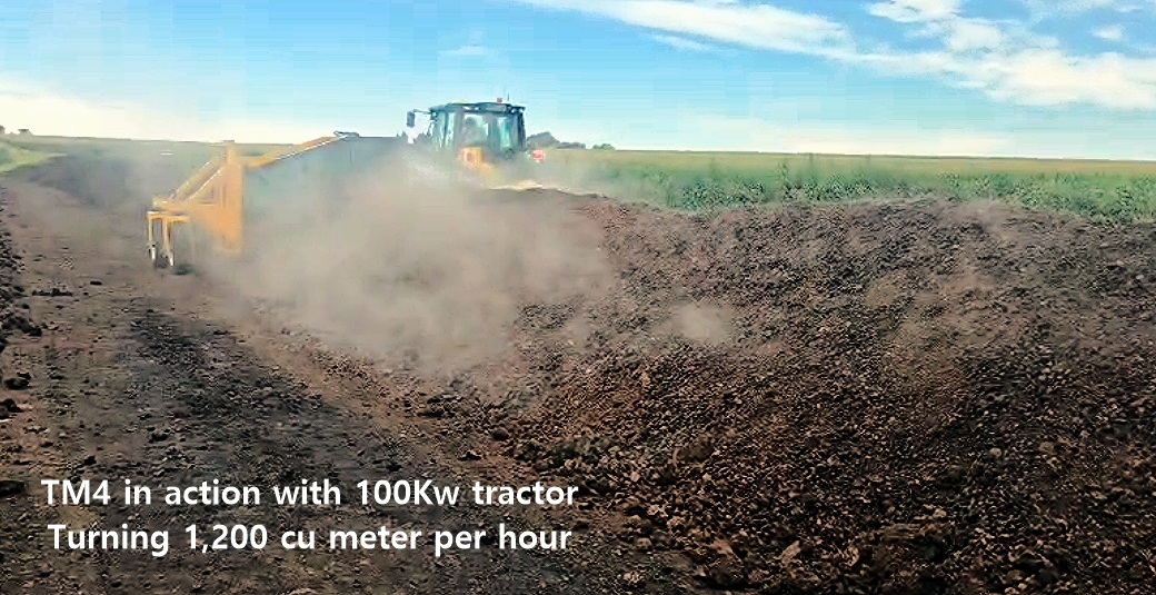 TM4 Compost Turner | 4m Tractor-Powered Windrow Compost Turner South Africa thumbnail 3