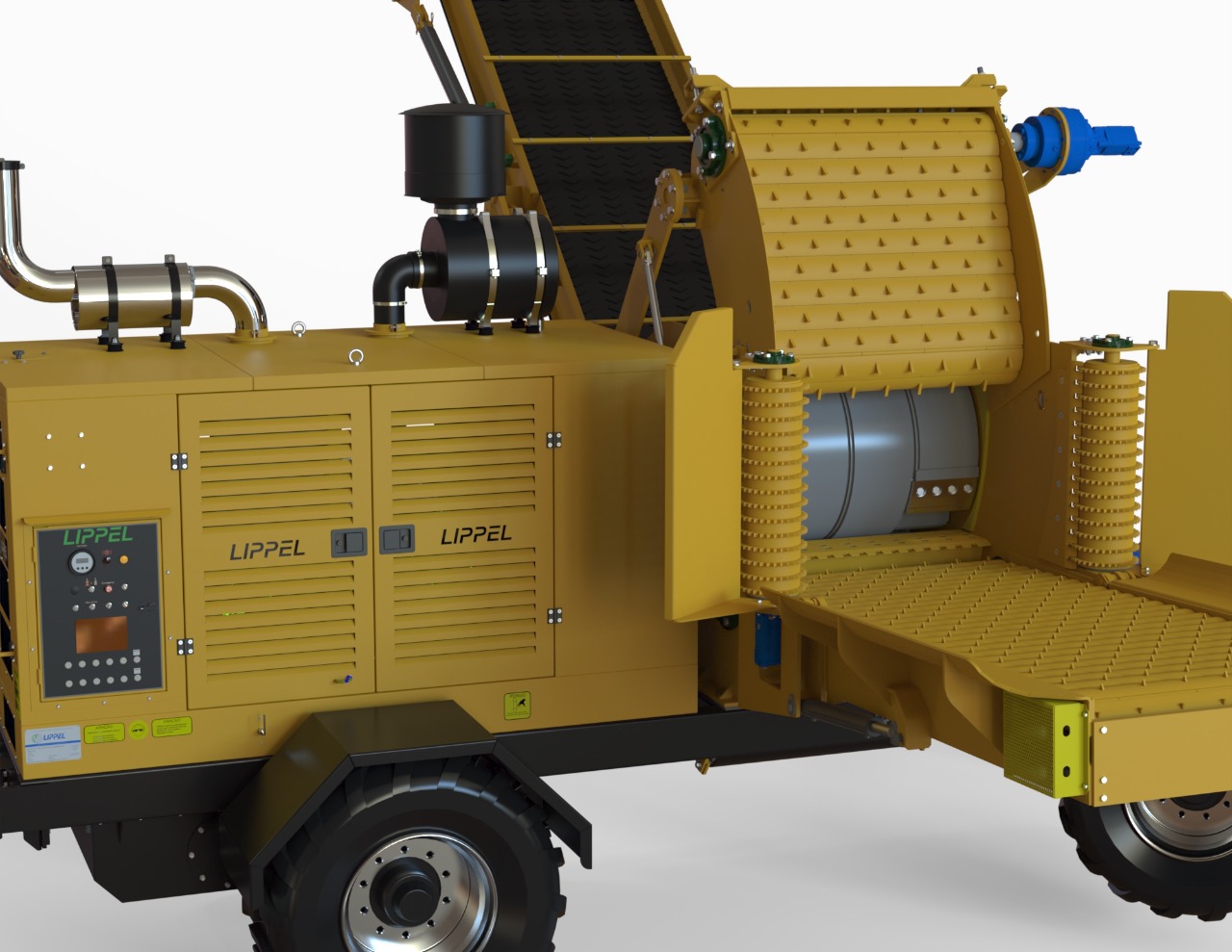 Lippel Dragon 1200 Whole-Tree Chipper – 600 HP thumbnail 4