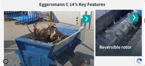 Horizontal Grinder Top Mount on 6cu meter skips, troughs etc thumbnail 4