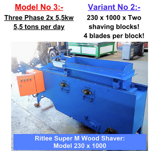 Heavy-Duty Wood Shaver – 2 Shaving Blocks