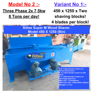 Heavy-Duty Wood Shaver – 2 Shaving Blocks
